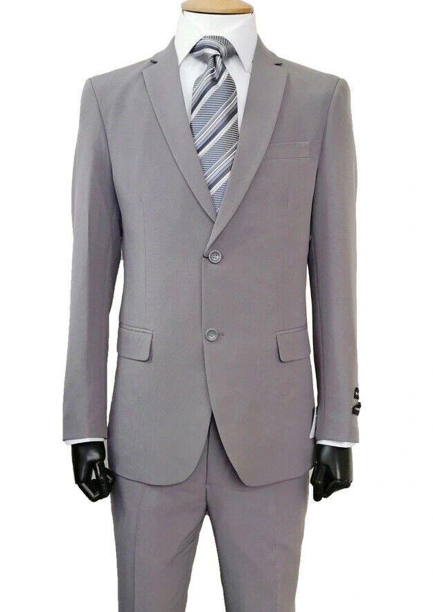 The Smartest Grey Suit. Effortless Style. Classic Flat Front Trousers. Two Perfect Pieces. Ready to Impress.